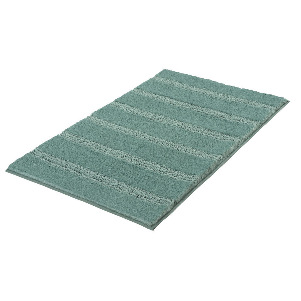 Image of Kleine Wolke Badteppich 120/70 cm grün , 4094 685 225 Monrovia , Textil , 120 cm , Für Fussbodenheizung geeignet, rutschhemmend , 003342167203