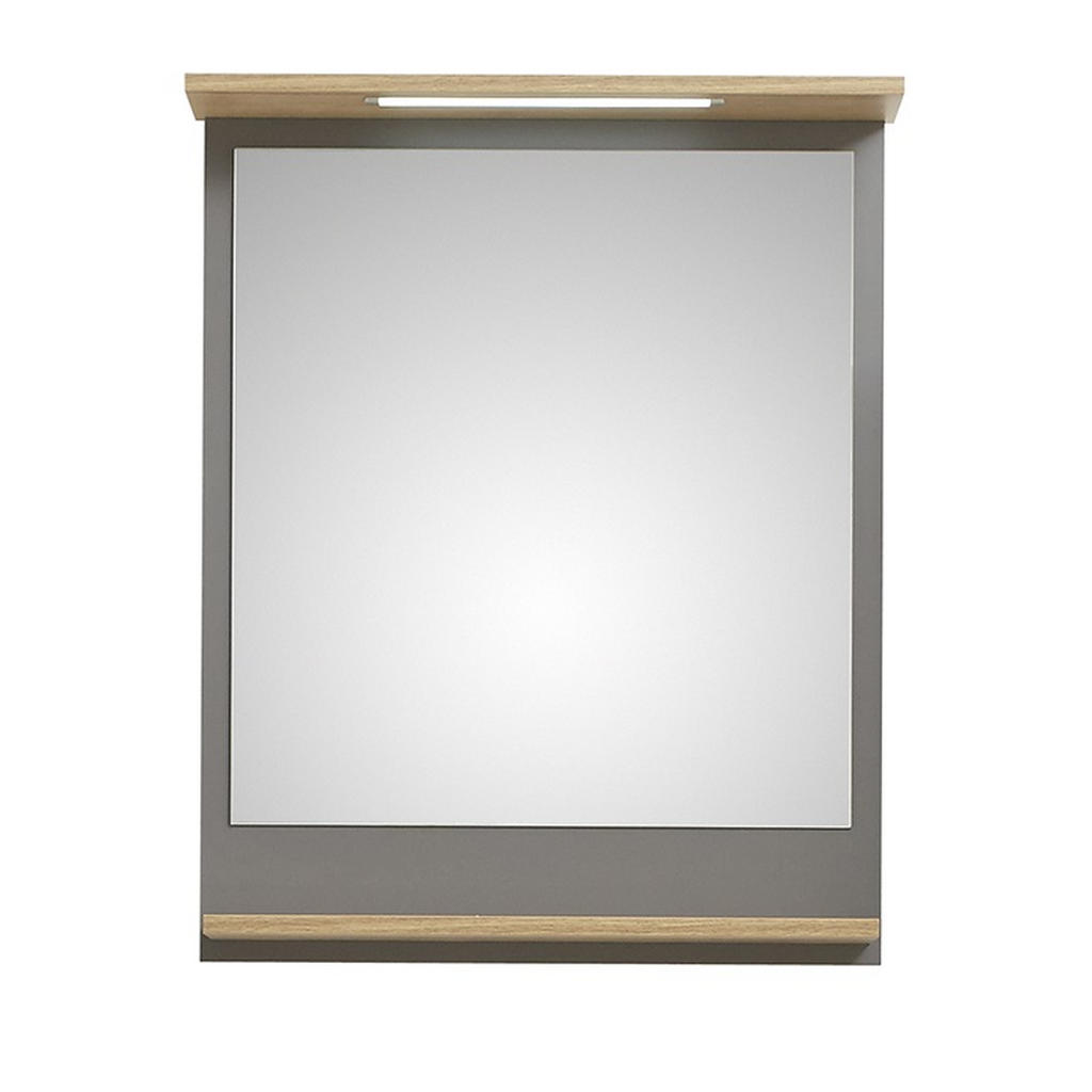Image of Xora Badezimmerspiegel 60/76/13,4 cm , 980.736011 , Grau , Glas, Holzwerkstoff , 60x76x13.4 cm , melaminharzbeschichtet,Nachbildung , 001977033307