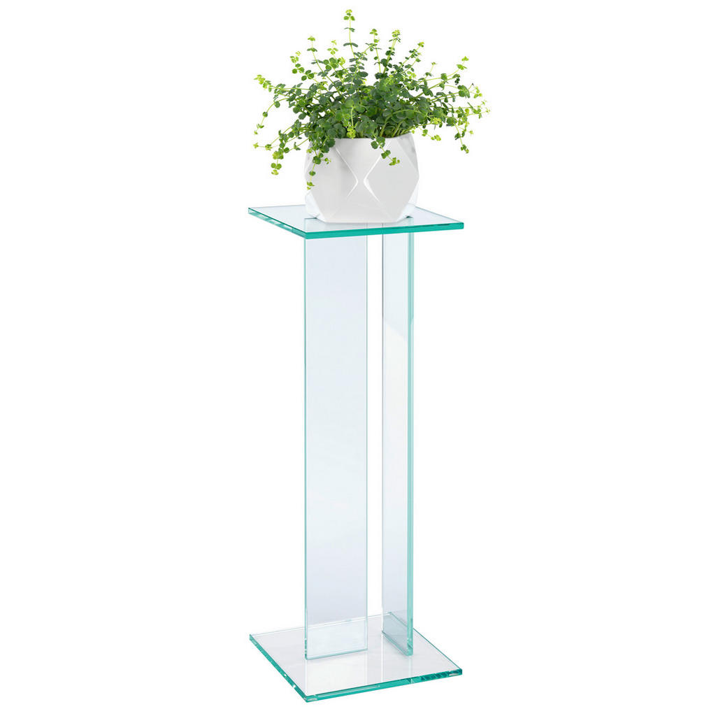 Image of XXXLutz Blumensäule in glas 25/25/71 cm , Viola , 25x71 cm , transparent , 002757000302