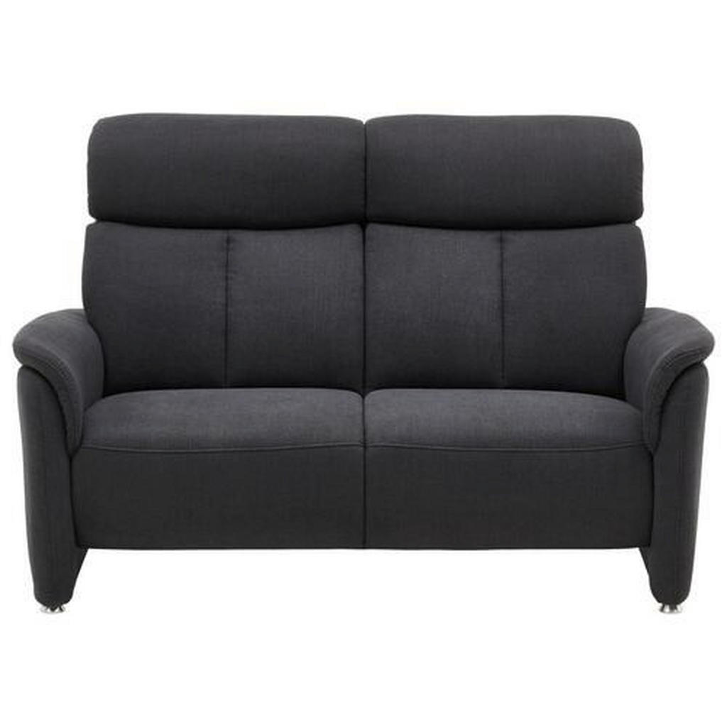 Image of Cantus Zweisitzer-sofa in flachgewebe dunkelgrau , Chandler -Exklusiv- , Textil , 171x108x102 cm , Flachgewebe , Lederauswahl, Stoffauswahl, Rückenfutter , 002805001102