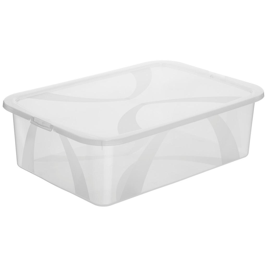 Image of Rotho Box mit deckel 57,1/39,2/16,6 cm , 1163900096 , Naturfarben , Kunststoff , 39.2x16.6 cm , Deckel abnehmbar, stapelbar , 003294001807