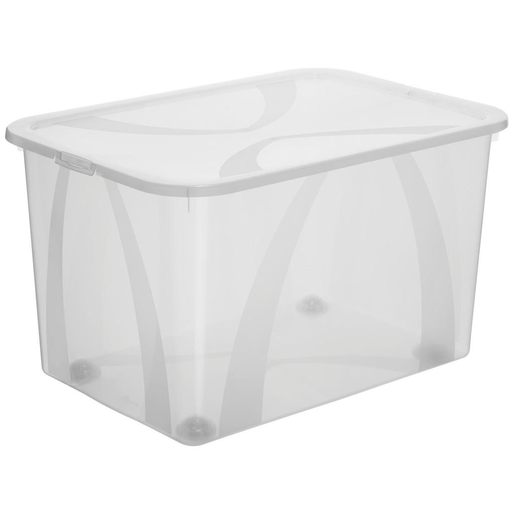 Image of Rotho Box mit deckel 57,1/39,2/33,5 cm , 1164000096 , Naturfarben , Kunststoff , 39.2x33.5 cm , Deckel abnehmbar, stapelbar , 003294001808