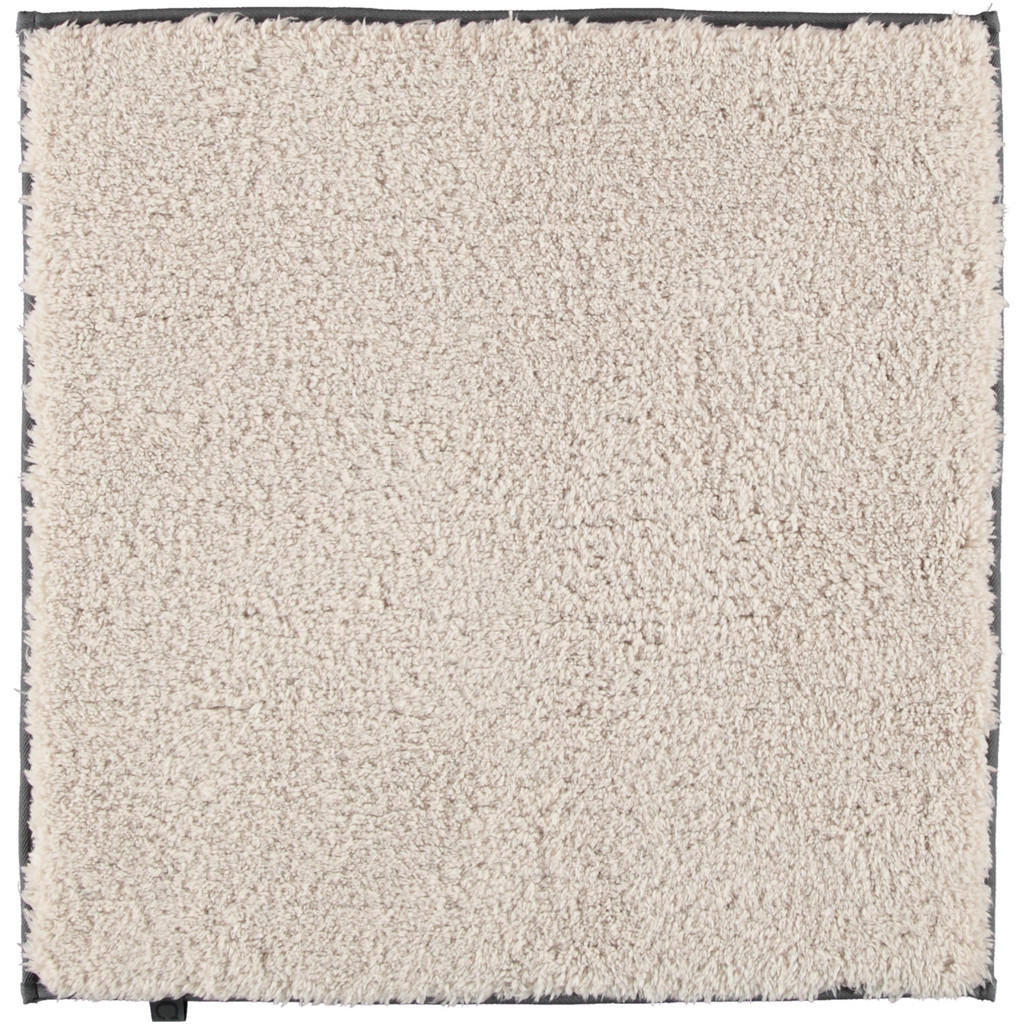 Image of Cawoe Badteppich 60/60 cm beige , Frame , Textil , Uni , 60 cm , Frottee, Struktur , Für Fussbodenheizung geeignet , 003367094801