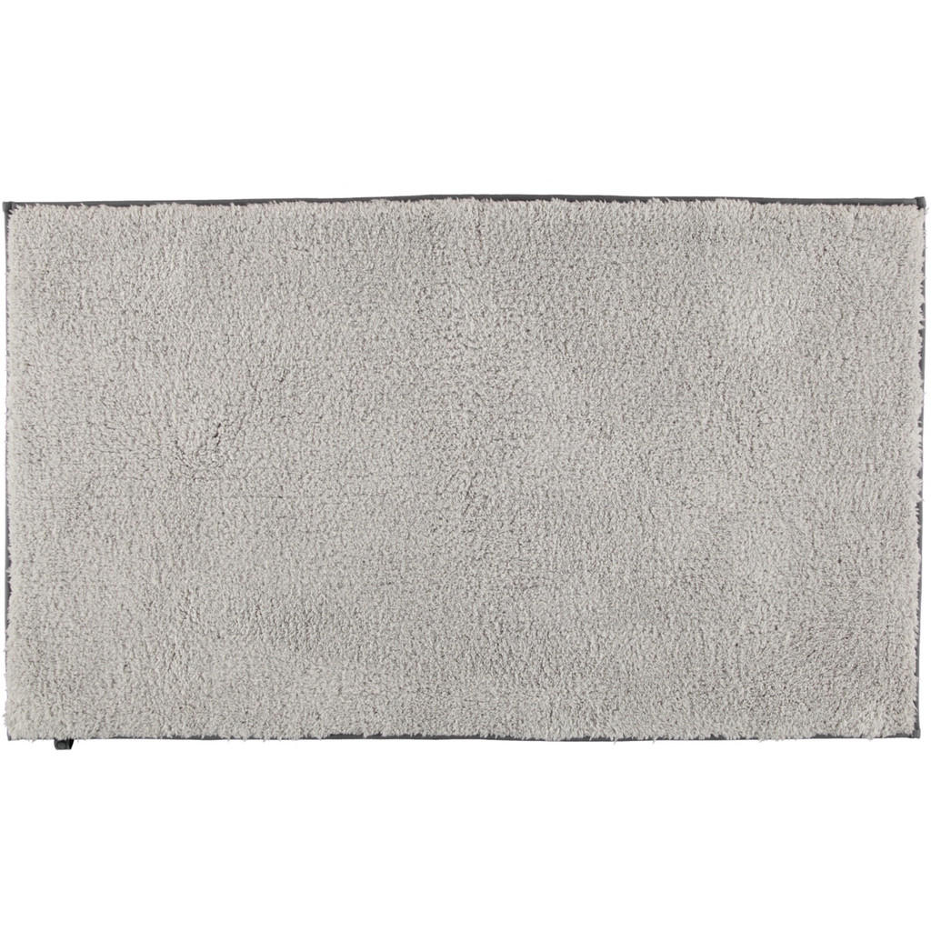 Image of Cawoe Badteppich 60/100 cm platinfarben , Frame , Textil , Uni , 60 cm , Für Fussbodenheizung geeignet , 003367094903