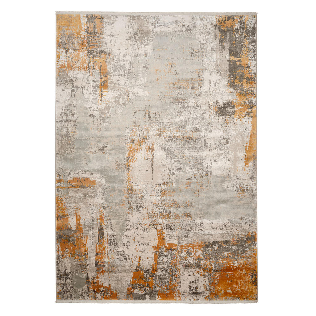 Image of Dieter Knoll Vintage-teppich , Apollo , Goldfarben , Textil , Abstraktes , 120 cm , leicht zusammenrollbar , 003699000960