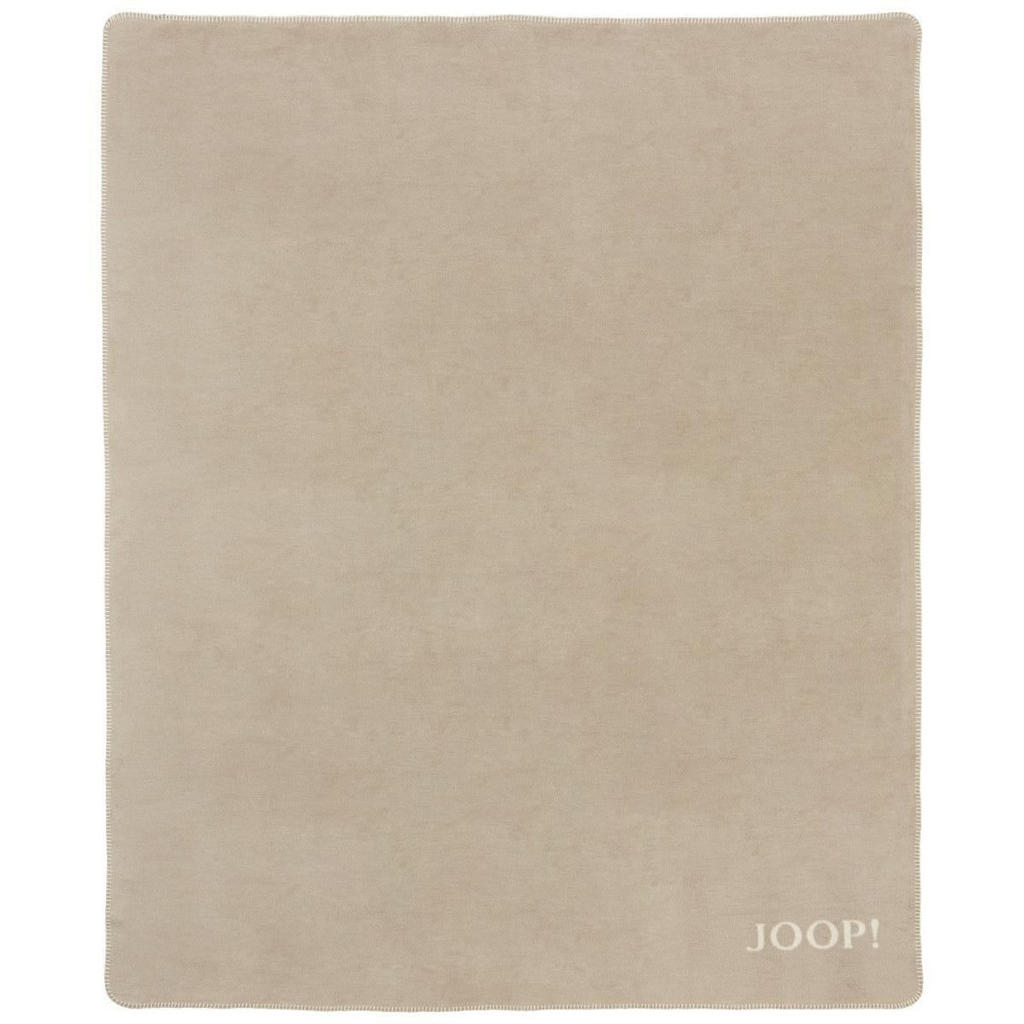 Image of Joop! Plaid 150/200 cm , UNI Surface 564320 , Sandfarben , Textil , Uni , 150 cm , Fleece , Kettelrand, Double face , 004219003106