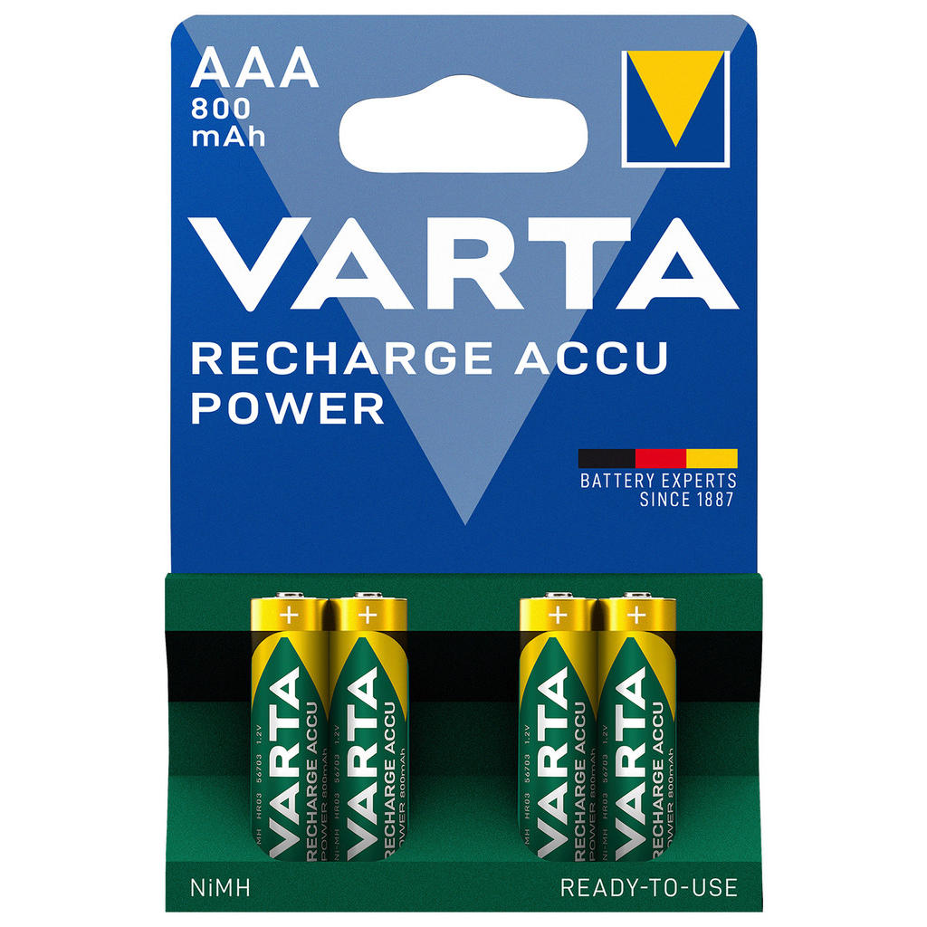 Image of Varta Akkubatterie , 56703101404 , 1.2x12x16.7 cm , wiederaufladbar , 0048350014