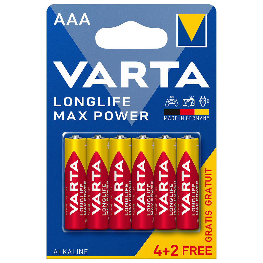 Image of Varta Batterie , 4703 101 436 , 8x12x1.2 cm , 0048350035
