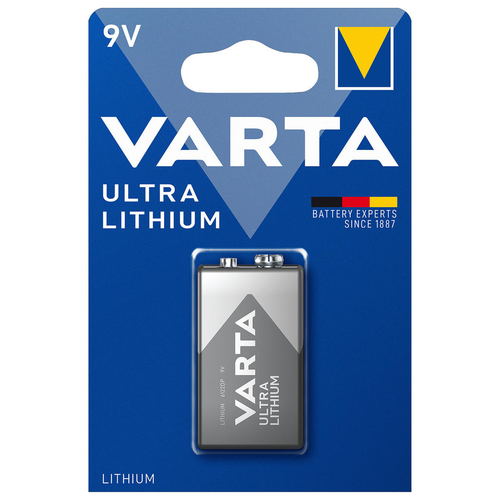 Image of Varta Batterie , 6 122 301 401 , 8x12x1.9 cm , 0048350061