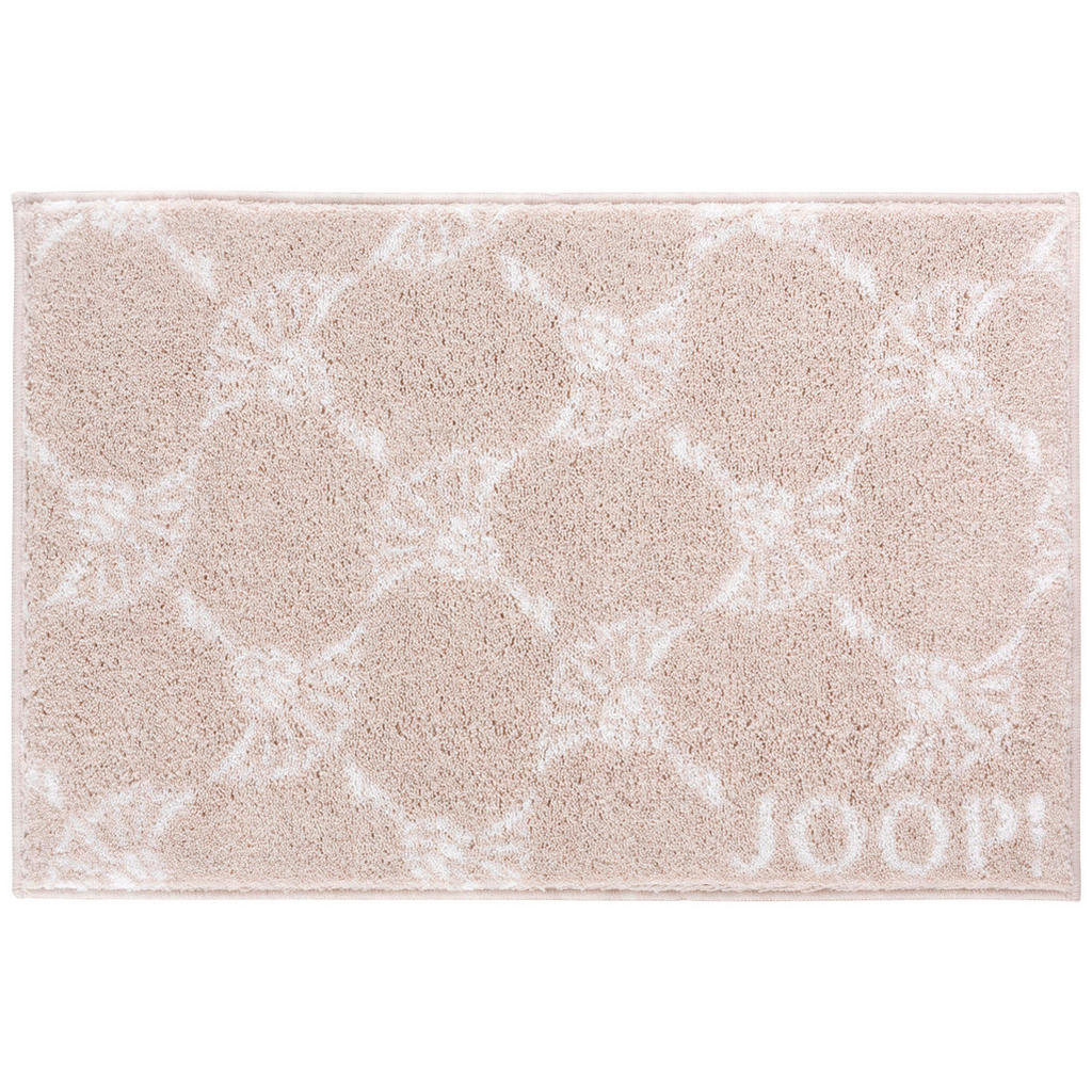 Image of Joop! Badteppich 50/60 cm naturfarben , Joop! NEW Cornflower Allover , Textil , Blume , 50 cm , Velours , rutschhemmend , 005041003001