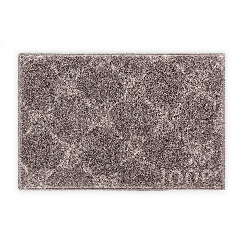 Image of Joop! Badteppich 60/90 cm graphitfarben , Joop! NEW Cornflower Allover , Textil , Blume , 60 cm , Velours , rutschhemmend , 005041006402