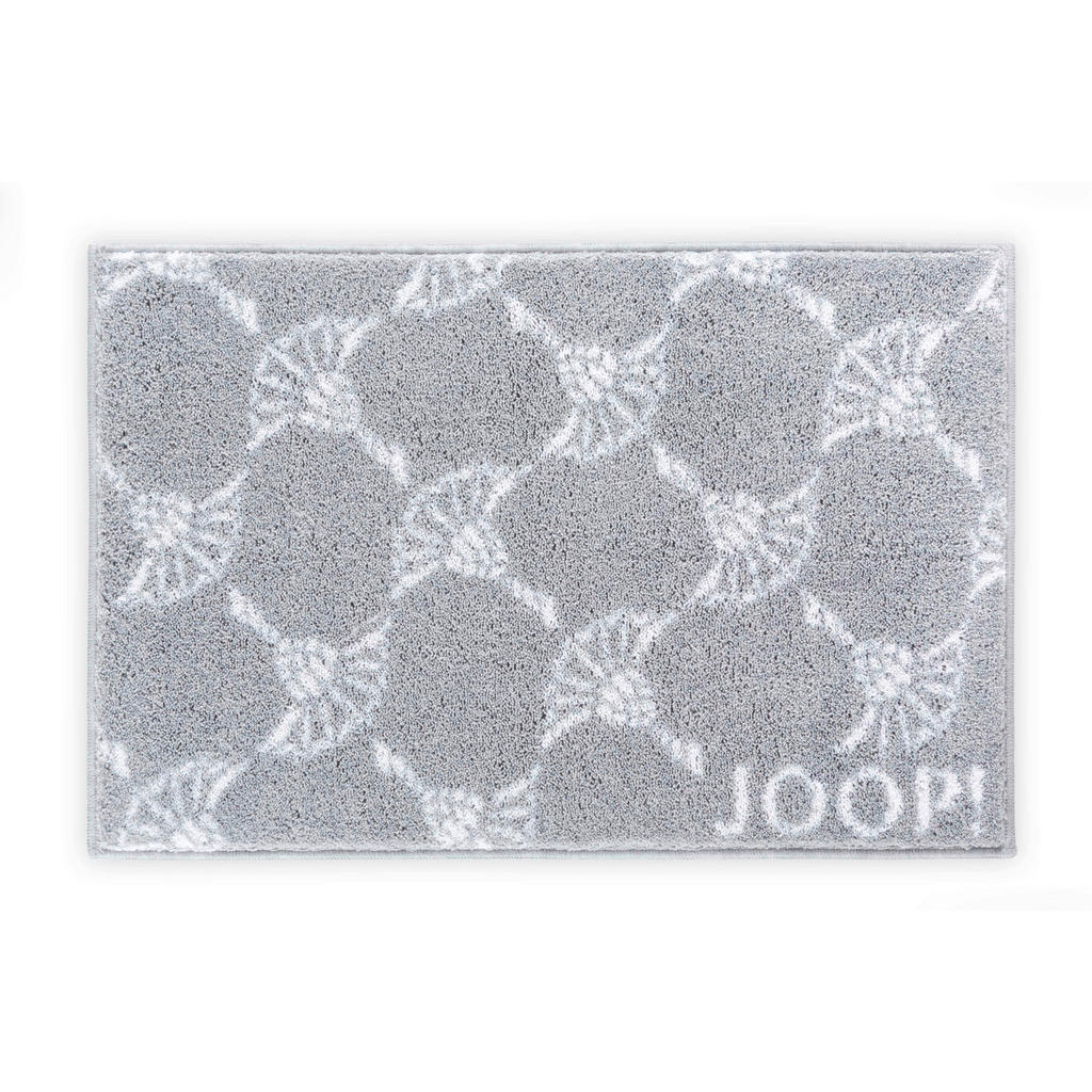 Image of Joop! Badteppich 50/60 cm grau , Joop! NEW Cornflower Allover , Textil , Blume , 50 cm , Velours , Für Fussbodenheizung geeignet, rutschhemmend , 005041014501