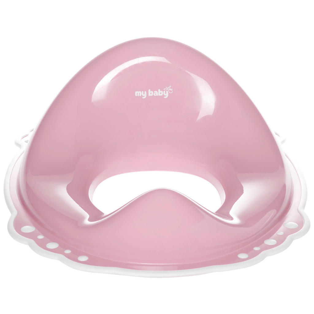 Image of My Baby Lou Toilettentrainer dirty pink , Dirty Pink , Altrosa , Kunststoff , 40x16.1 cm , glänzend , anatomisch geformter WC-Sitz, rutschhemmende Füsse , 005048001404