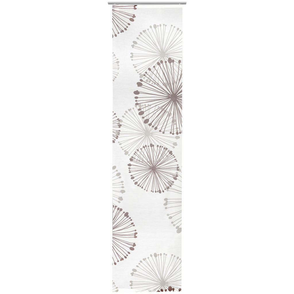 Image of Novel Flächenvorhang in braun , Clio , Textil , 60x255 cm , 006595013201