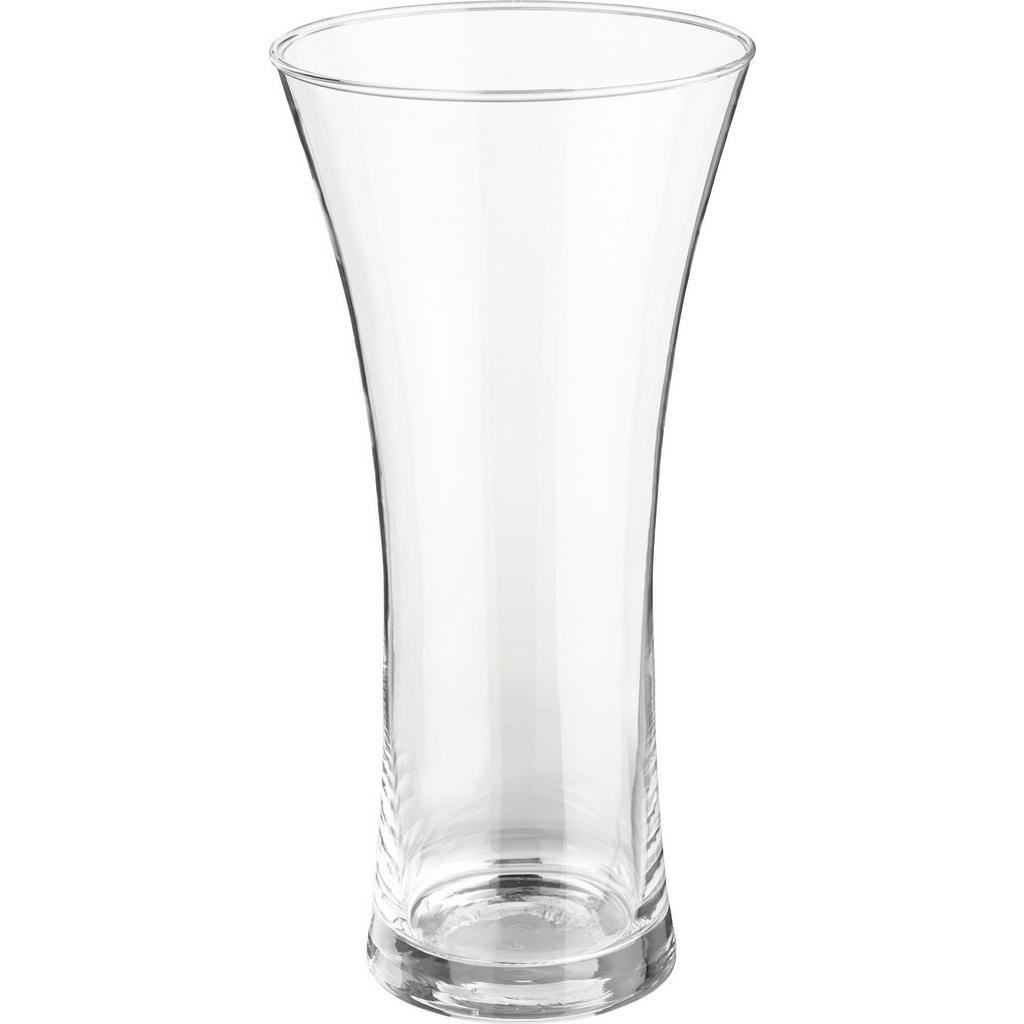 Image of Ambia Home Vase 25 cm , 17-6405 ( H25 CM, D 12.3 Cm) , Klar , Glas , 25 cm , klar , nur zu Dekorationszwecken, Hotcut, handgemacht, zum Stellen , 0067140133