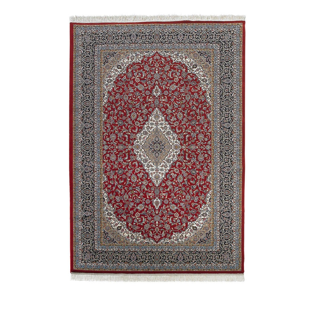 Image of Esposa Webteppich , Isatis Keshan Rot , Rot , Textil , orientalisch , 200 cm , In verschiedenen Grössen erhältlich , 007840001472